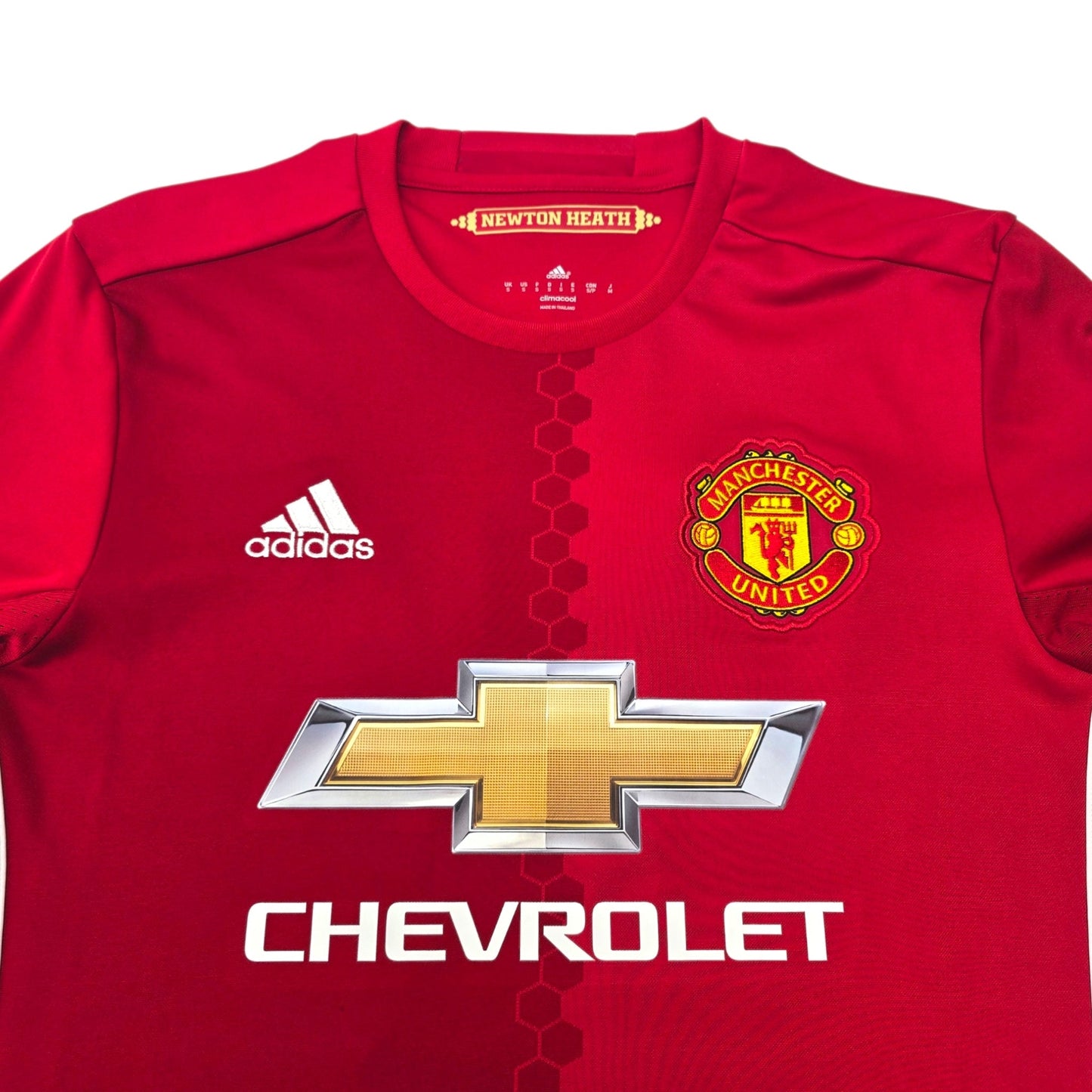 2016/17 Manchester United Home Football Shirt (S) Adidas #19 Rashford
