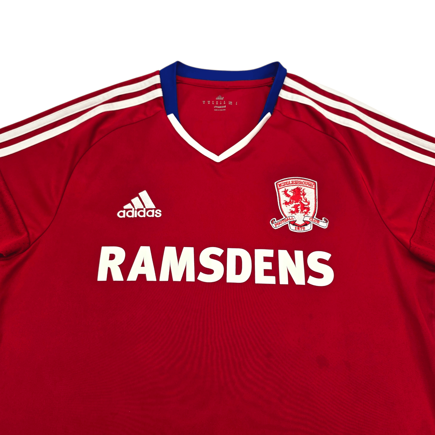 2016/17 Middlesbrough Home Football Shirt (M) Adidas #19 Downing