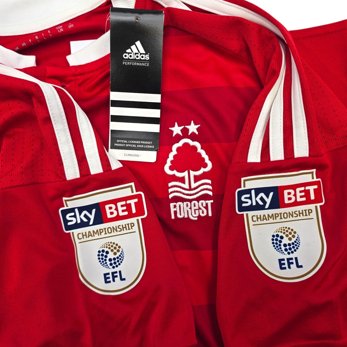 2016/17 Nottingham Forest Home Football Shirt (L) Adidas #9 Assombalonga (BNWTs)