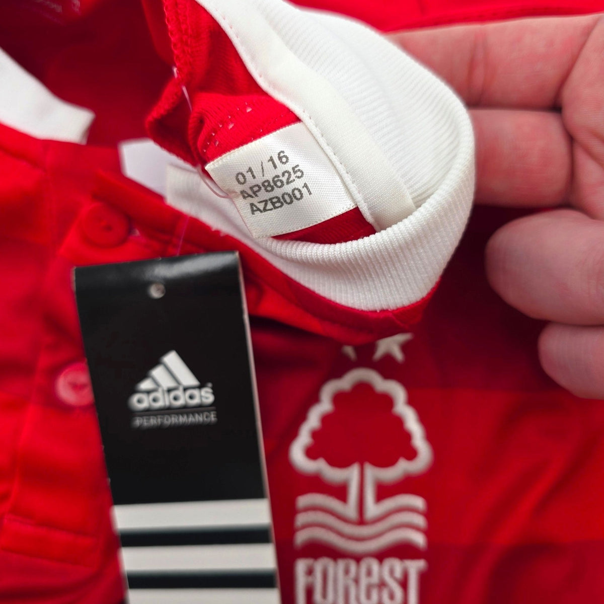 2016/17 Nottingham Forest Home Football Shirt (L) Adidas #9 Assombalonga (BNWTs)