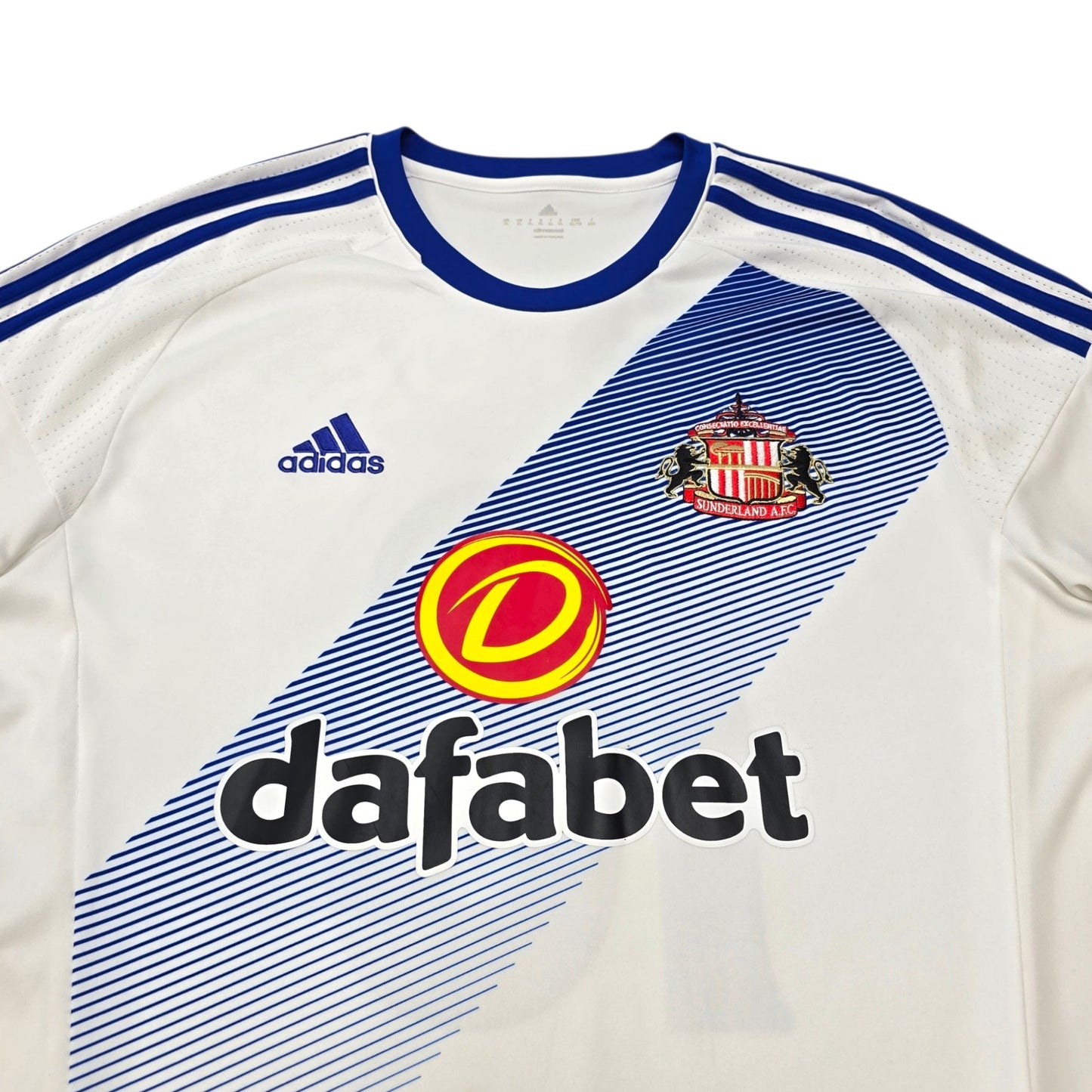 2016/17 Sunderland Away Football Shirt (XL) Adidas #18 Defoe