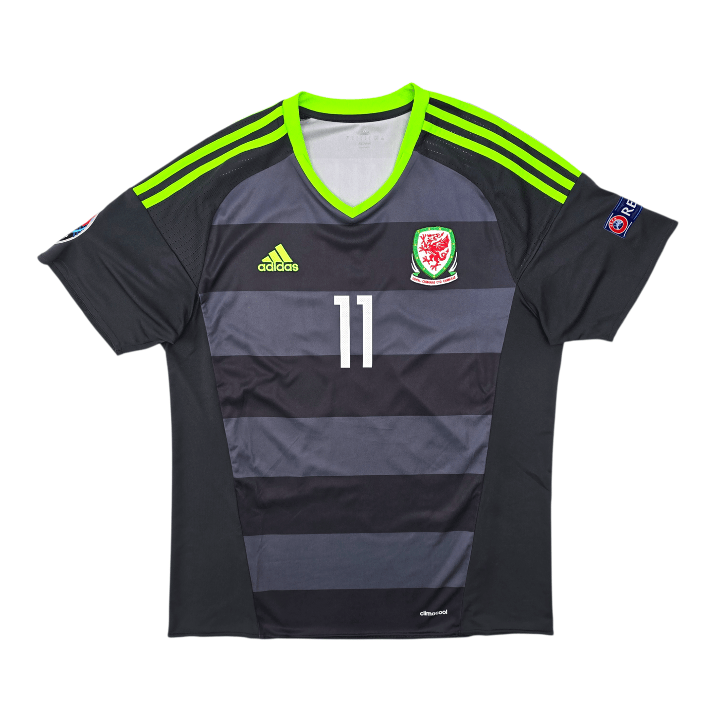 2016/17 Wales Away Football Shirt (L) Adidas #11 Bale