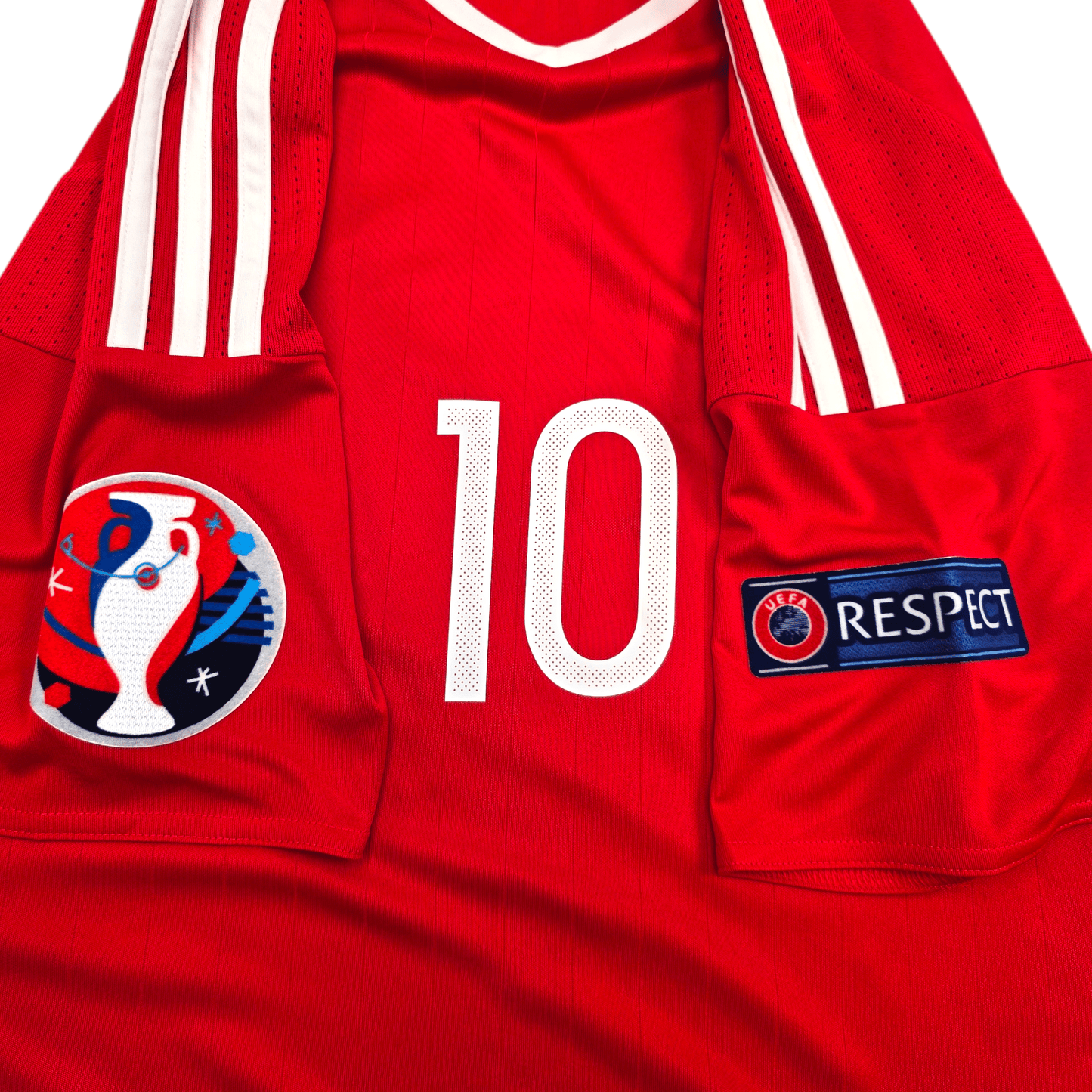 2016/17 Wales Home Football Shirt (L) Adidas #10 Ramsey