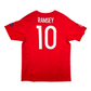 2016/17 Wales Home Football Shirt (L) Adidas #10 Ramsey