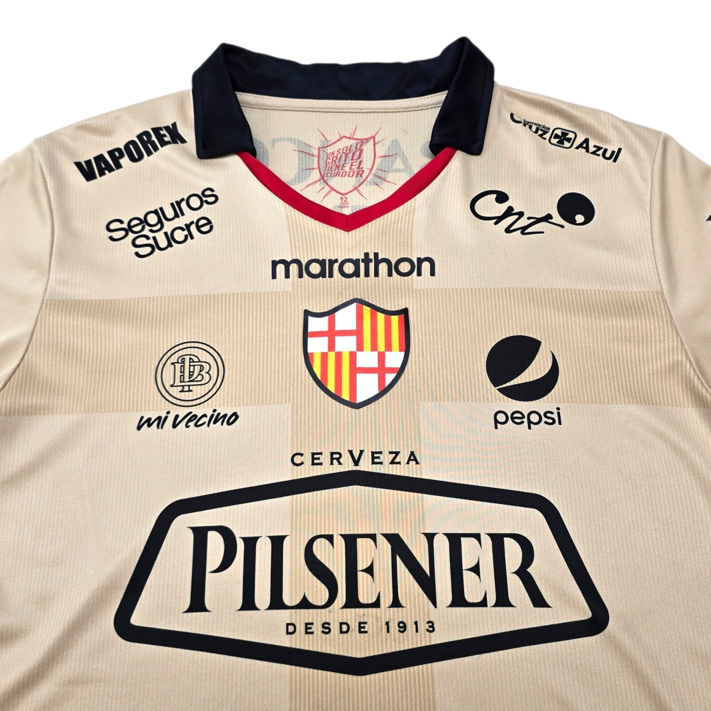 2017/18 Barcelona SC Third Football Shirt (M) Marathon (Centenary)
