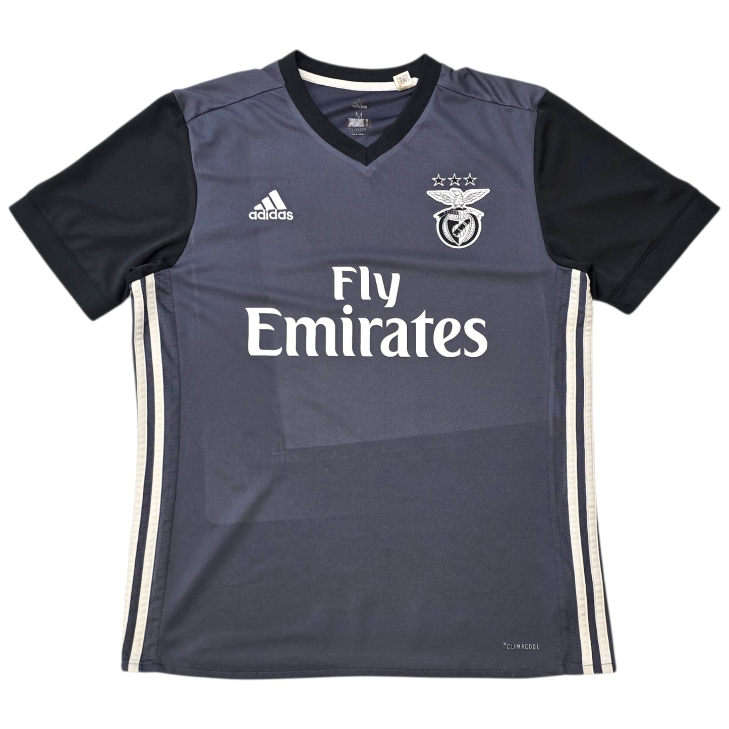 2017/18 Benfica Away Football Shirt (M) Adidas #10 Jonas