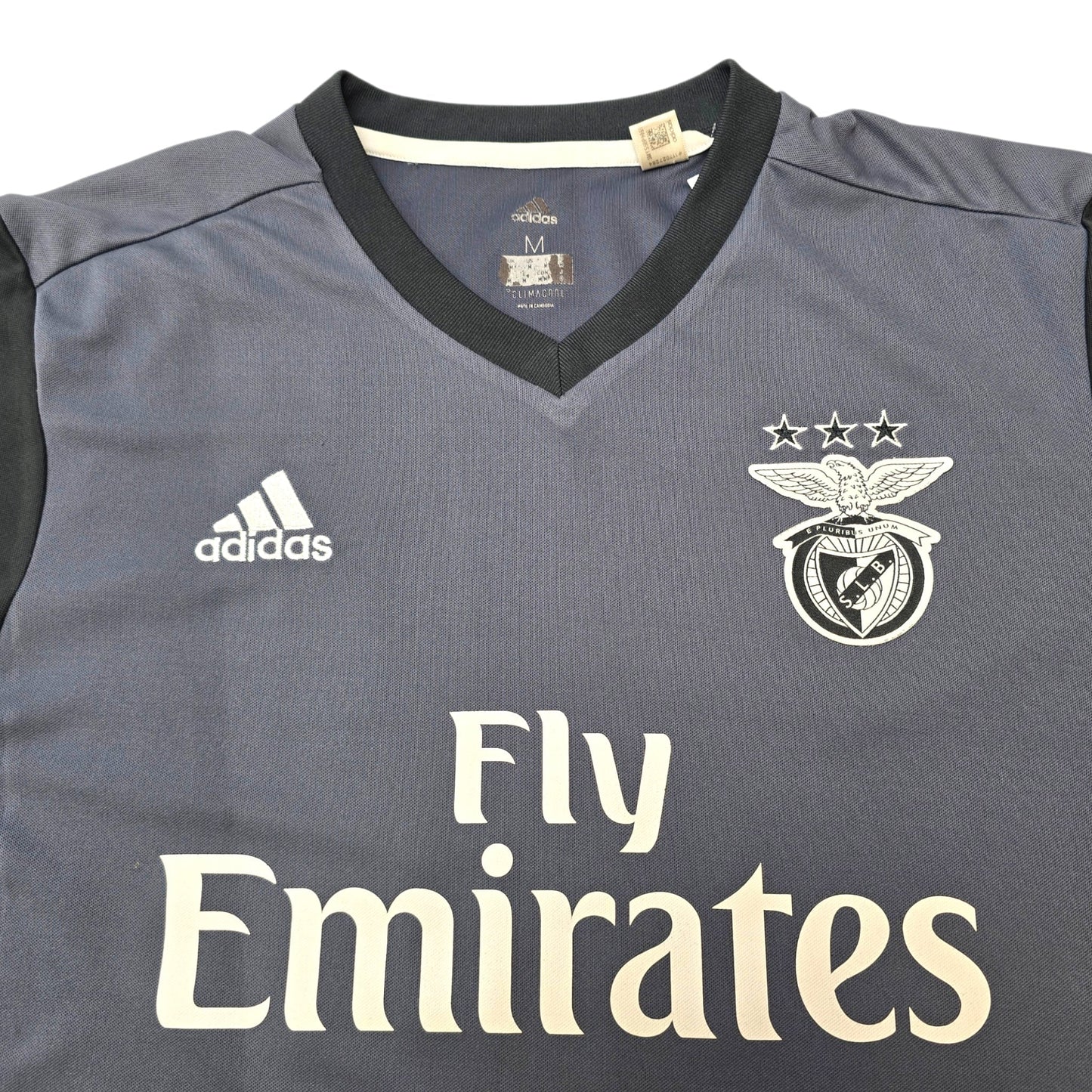 2017/18 Benfica Away Football Shirt (M) Adidas #10 Jonas