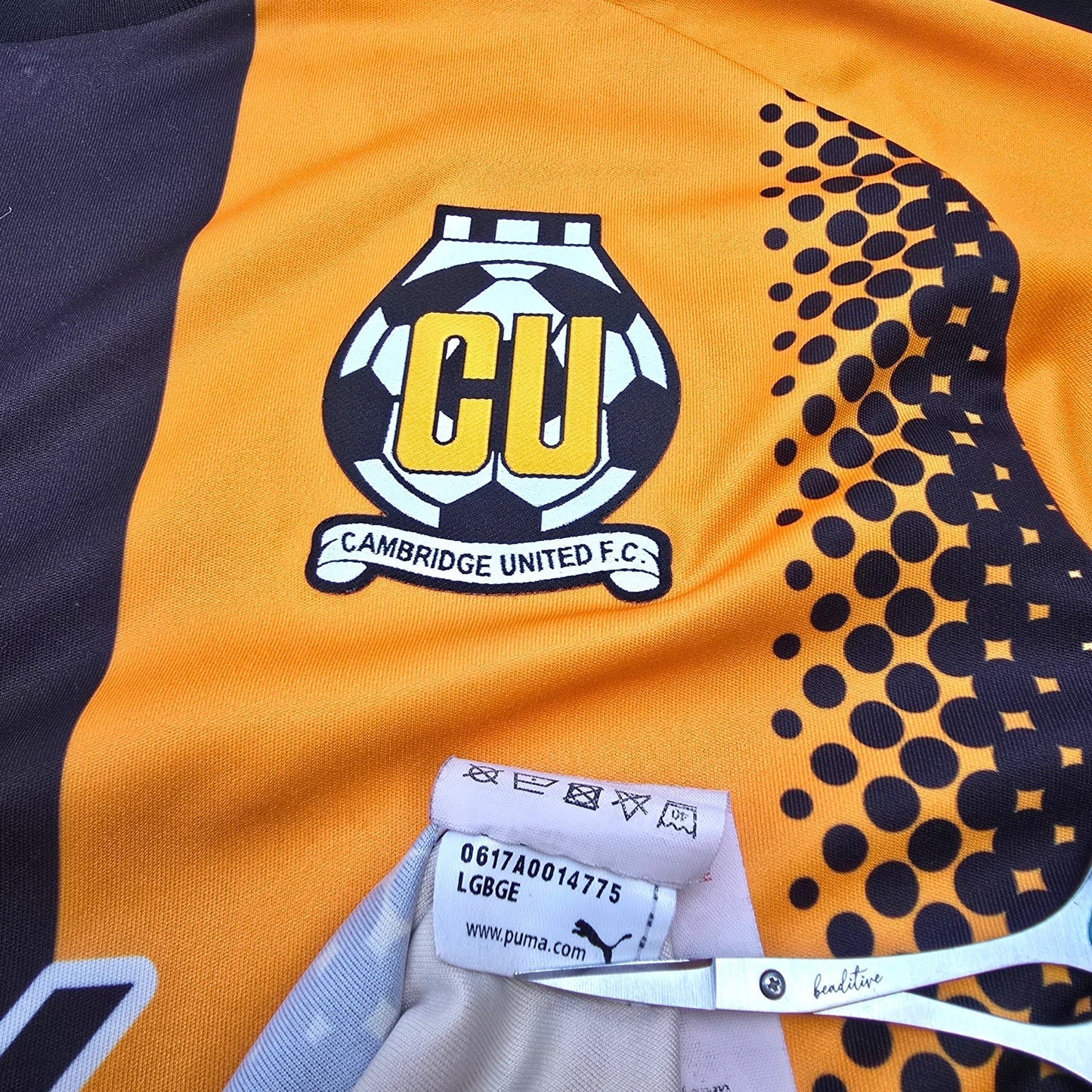 2017/18 Cambridge United Home Football Shirt (M) Puma