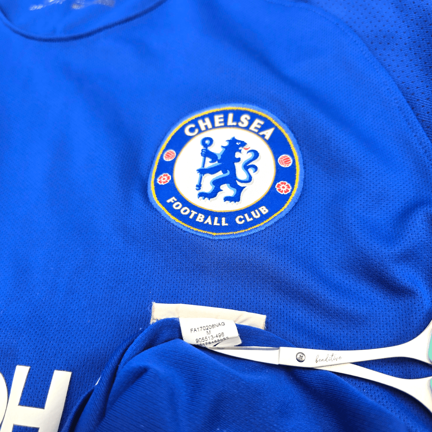 2017/18 Chelsea Home Football Shirt (M) Nike #10 Hazard