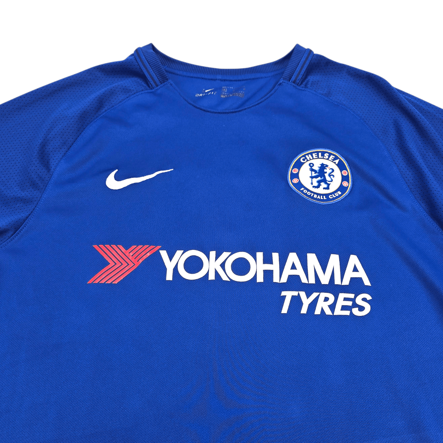 2017/18 Chelsea Home Football Shirt (M) Nike #10 Hazard