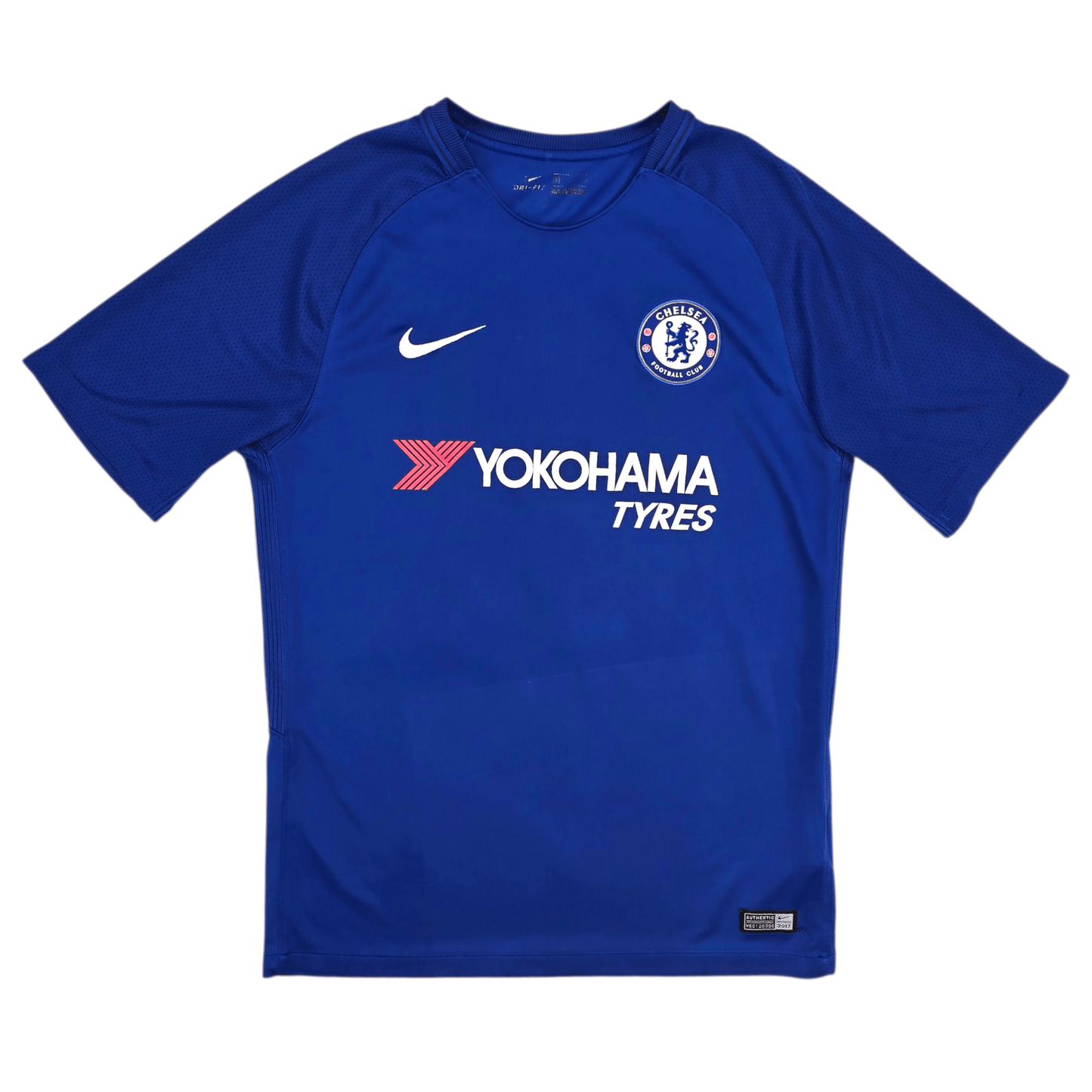 2017/18 Chelsea Home Football Shirt (M) Nike #10 Hazard