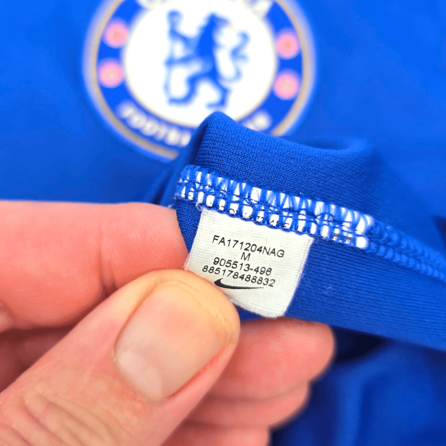 2017/18 Chelsea Home Football Shirt (M) Nike #11 Pedro