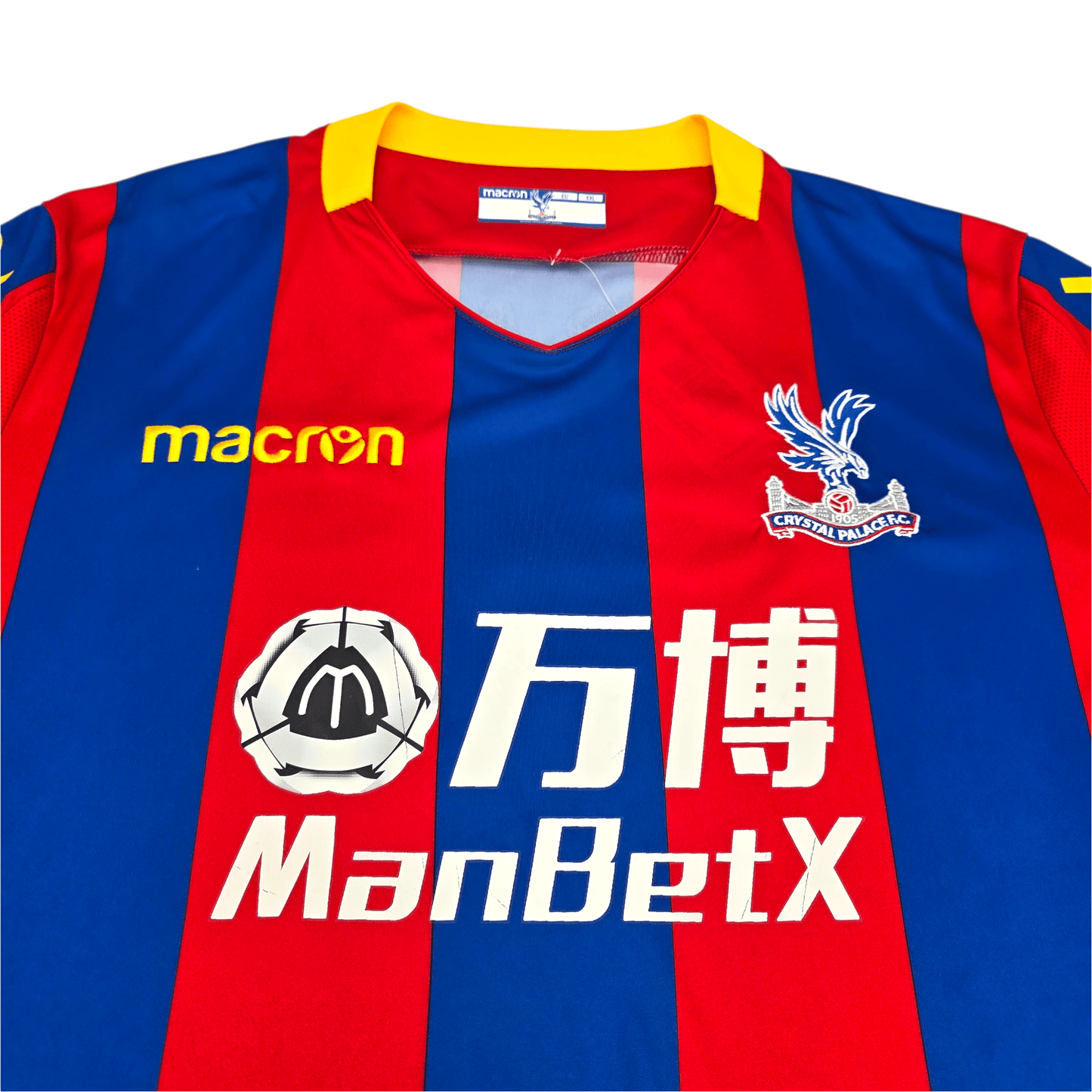 2017/18 Crystal Palace Home Football Shirt (2XL) Macron #7 Cabaye