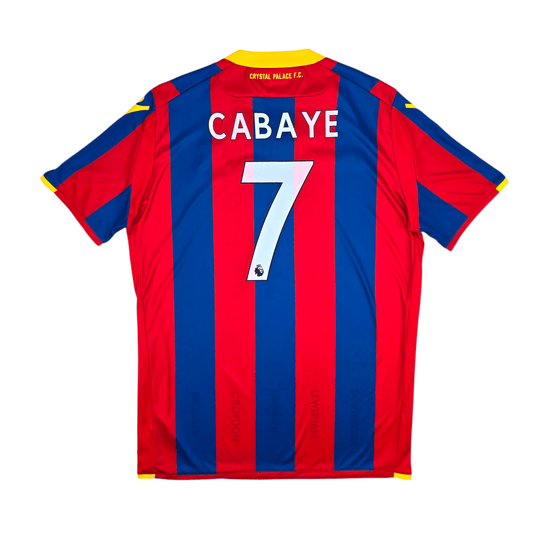 2017/18 Crystal Palace Home Football Shirt (2XL) Macron #7 Cabaye