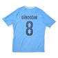 2017/18 Manchester City Home Football Shirt (XL) Nike #8 Gundogan (Player Version)