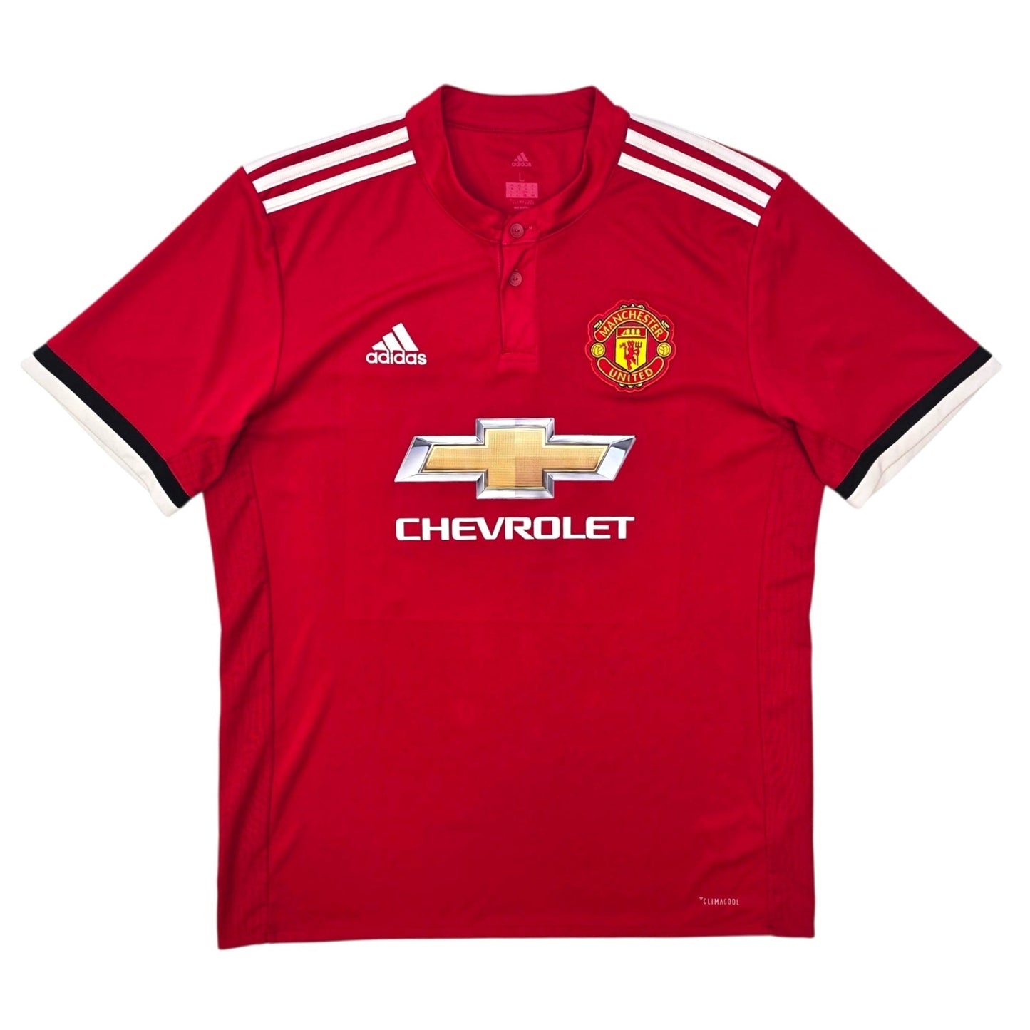 2017/18 Manchester United Home Football Shirt (L) Adidas #6 Pogba