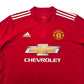 2017/18 Manchester United Home Football Shirt (L) Adidas #6 Pogba