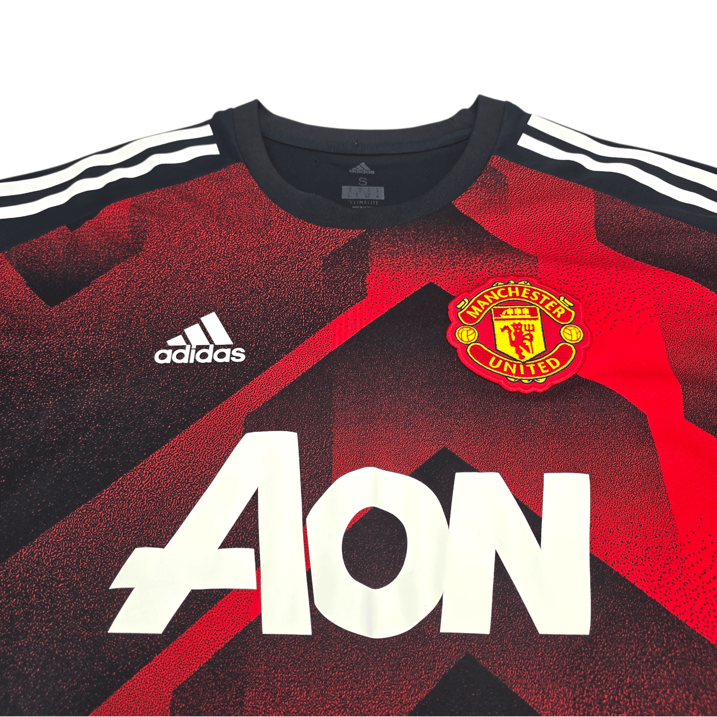2017/18 Manchester United Training Top Football Shirt (S) Adidas