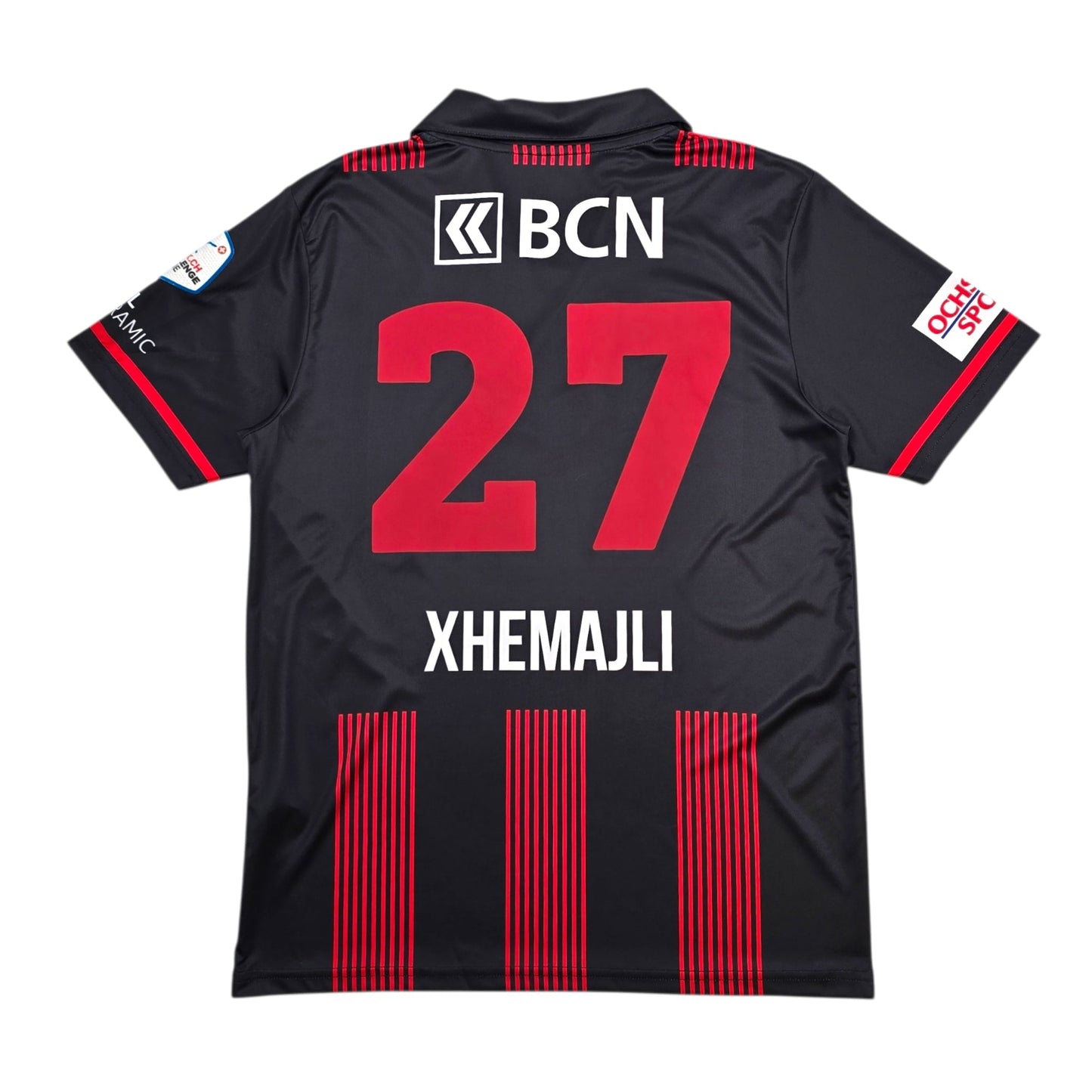 2017/18 Neuchatel Xamax Home Football Shirt (M) Erima #27 Xhemajli