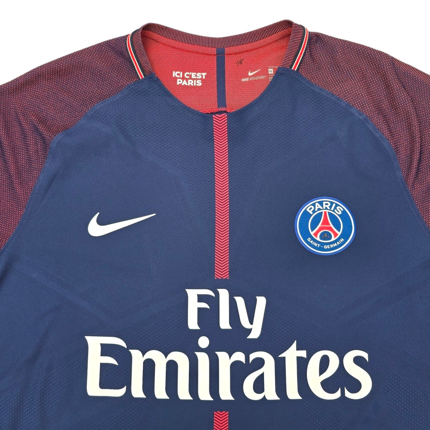 2017/18 PSG Home Football Shirt (XL) Nike #29 Mbappé (Player Version)
