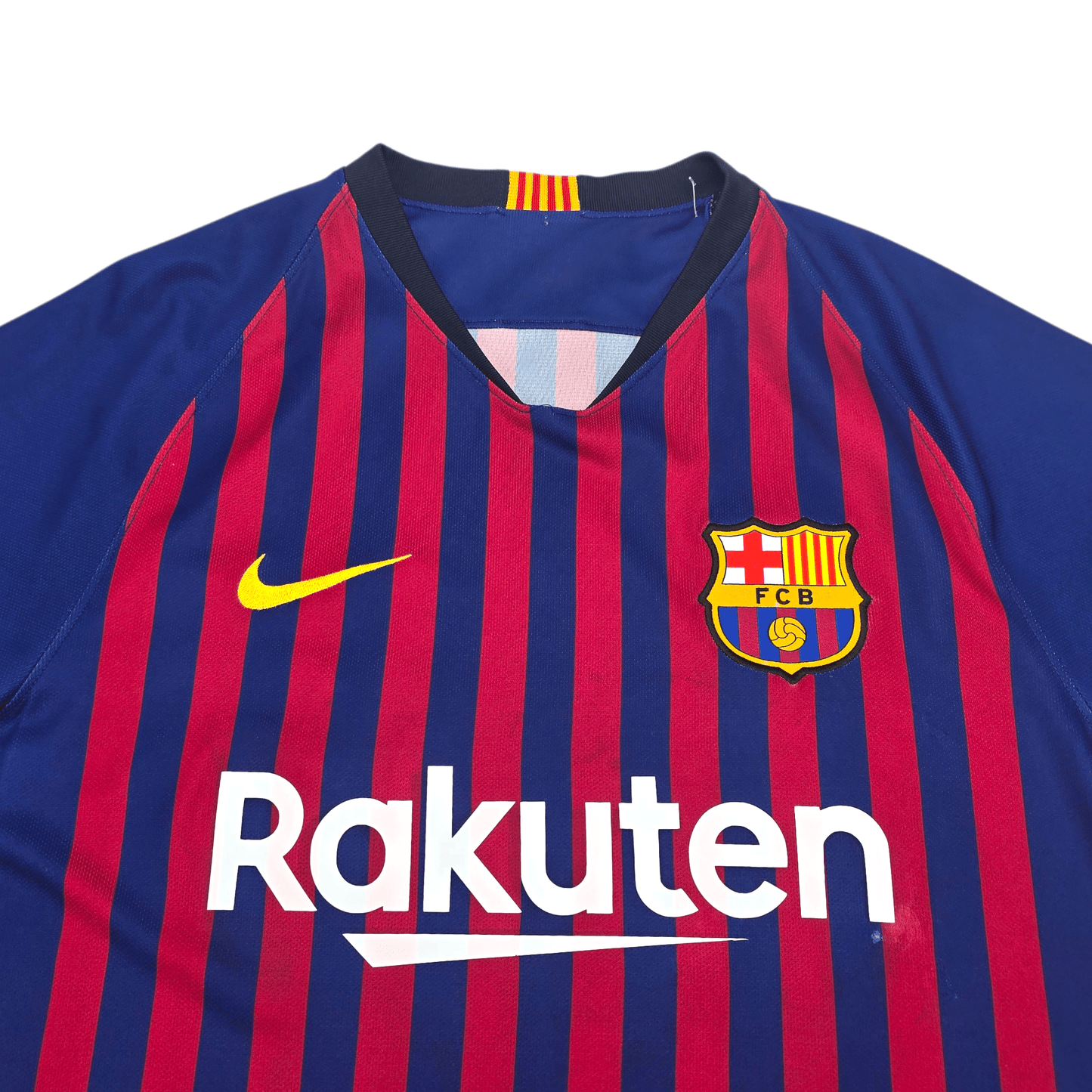 2018/19 Barcelona Home Football Shirt (M) Nike #10 Messi