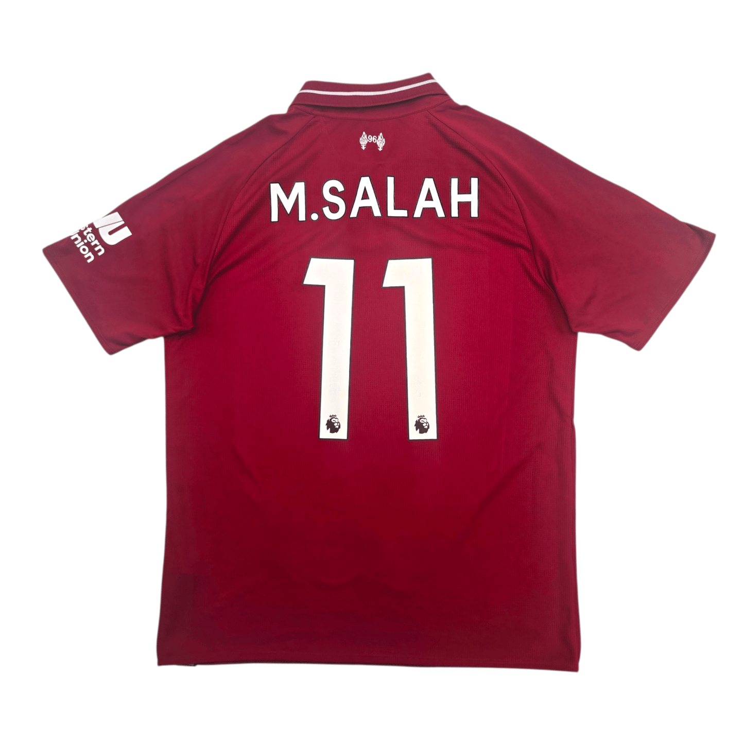 2018/19 Liverpool Home Football Shirt (M) New Balance #11 Salah