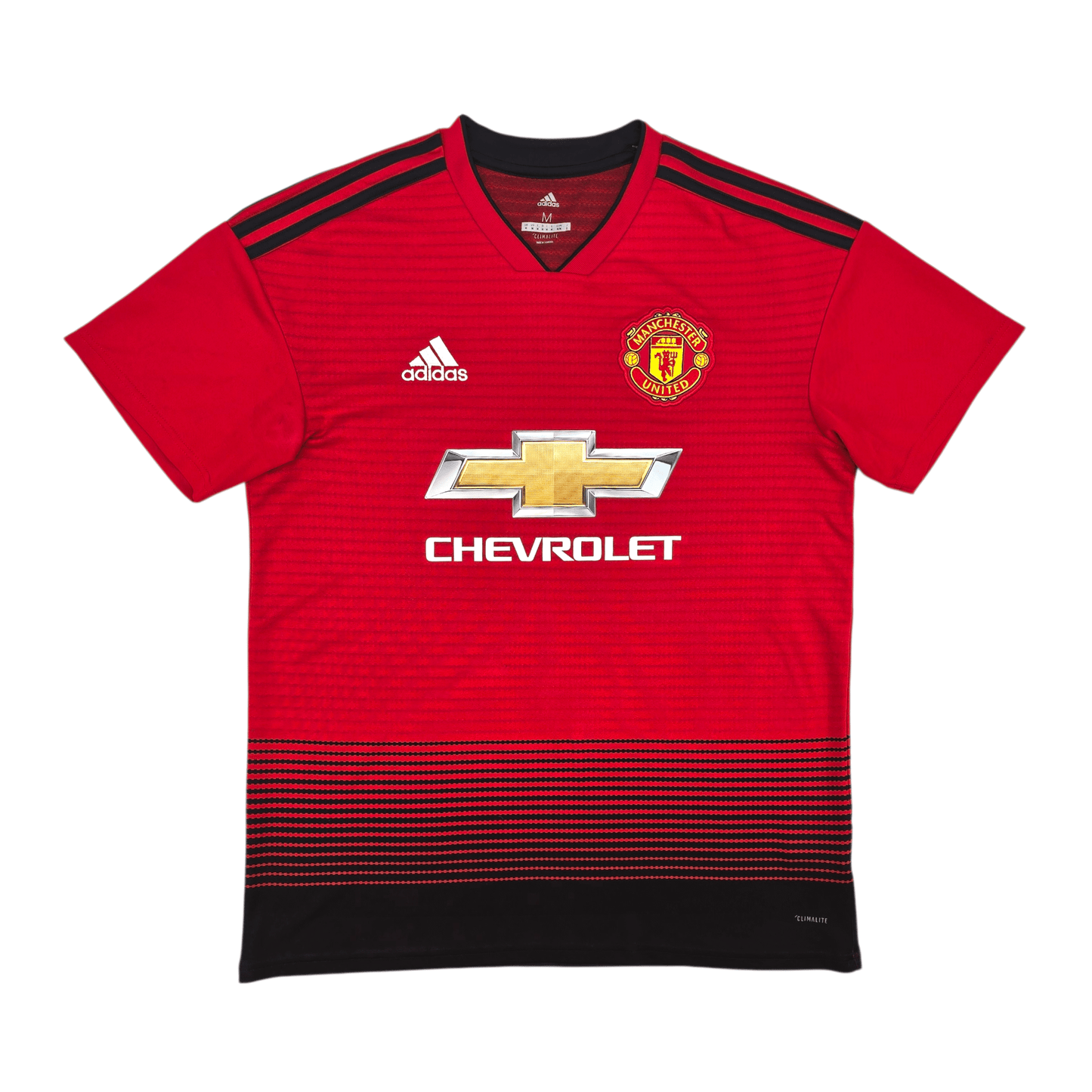 2018/19 Manchester United Home Football Shirt (M) Adidas #6 Pogba