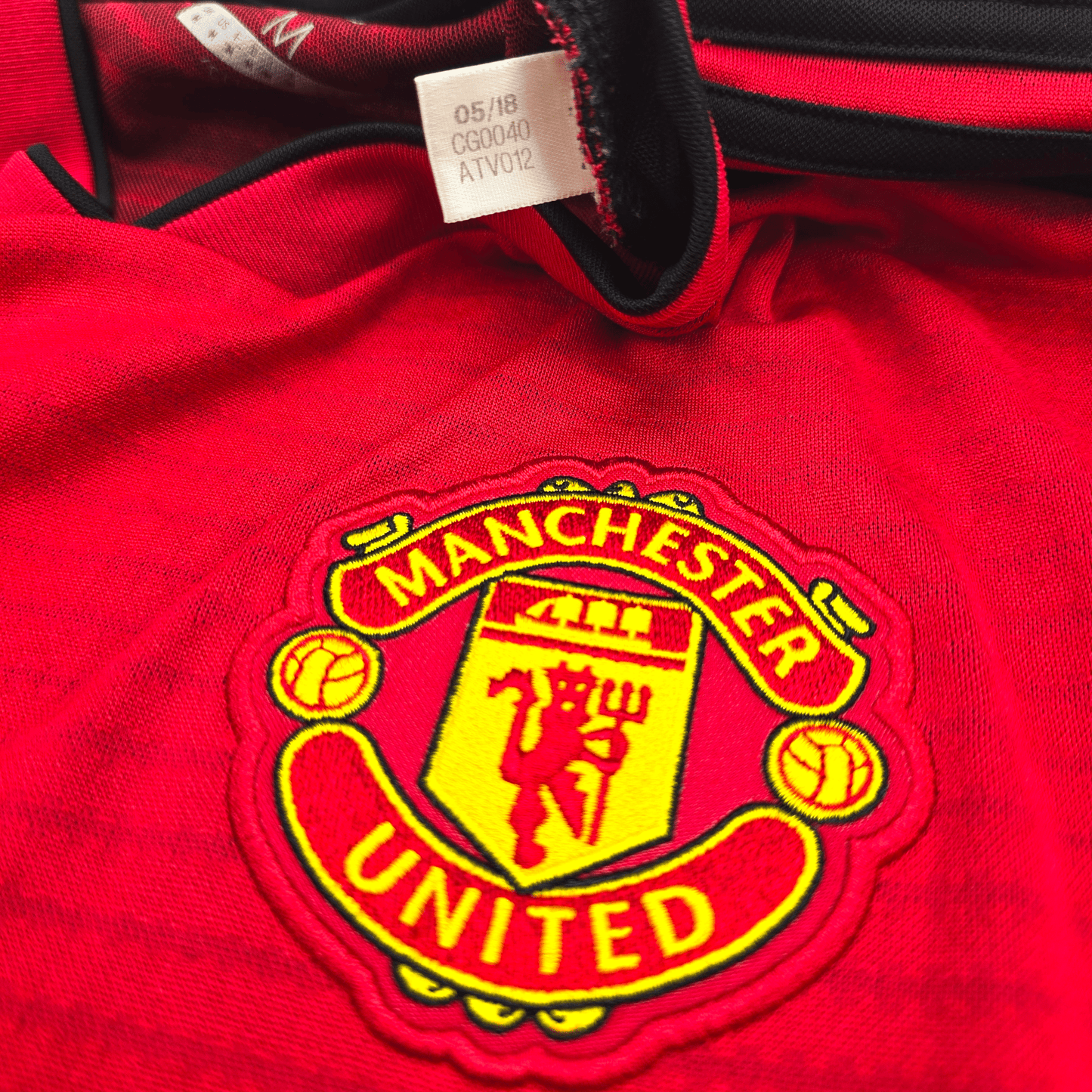 2018/19 Manchester United Home Football Shirt (M) Adidas #6 Pogba