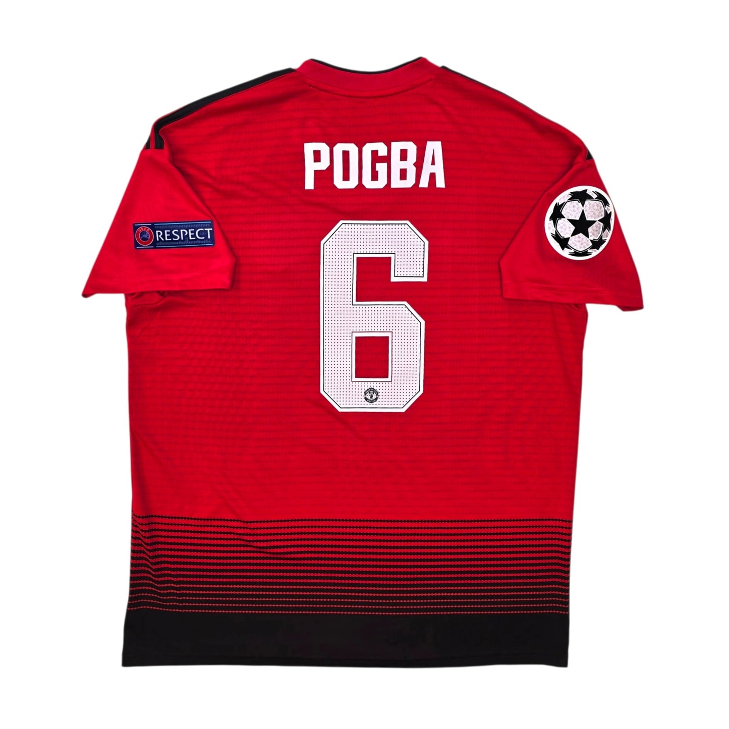 2018/19 Manchester United Home Football Shirt (XL) Adidas #6 Pogba