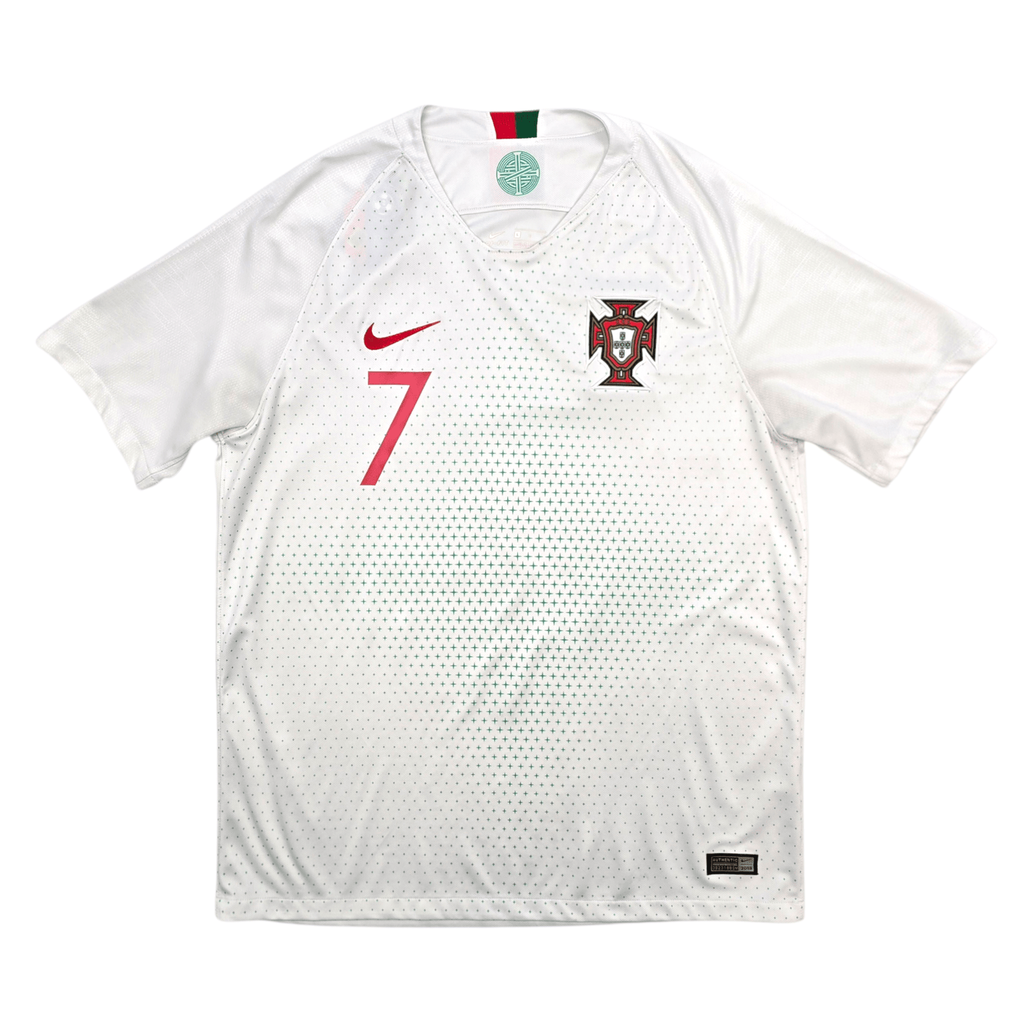 2018/19 Portugal Away Football Shirt (L) Nike #7 Ronaldo