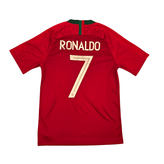 2018/19 Portugal Home Football Shirt (M) Nike #7 Ronaldo