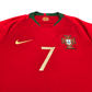2018/19 Portugal Home Football Shirt (M) Nike #7 Ronaldo