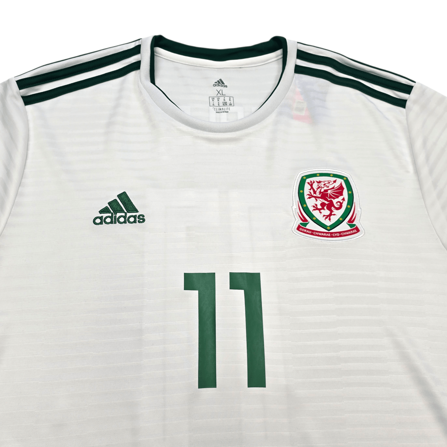 2018/19 Wales Away Football Shirt (XL) Adidas #11 Bale