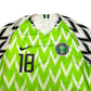 2018/20 Nigeria Home Football Shirt (M) Nike #18 Iwobi