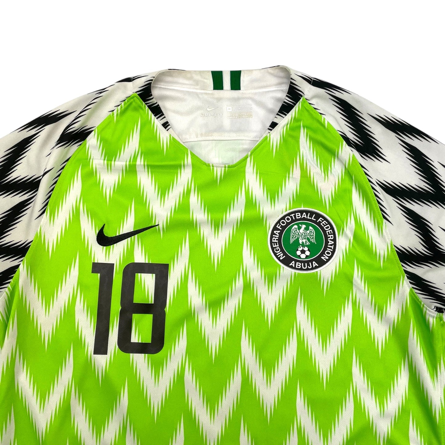 2018/20 Nigeria Home Football Shirt (M) Nike #18 Iwobi