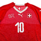 2018/20 Switzerland Home Football Shirt (S) Puma #10 Xhaka