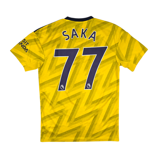 2019/20 Arsenal Away Football Shirt (S) Adidas #77 Saka