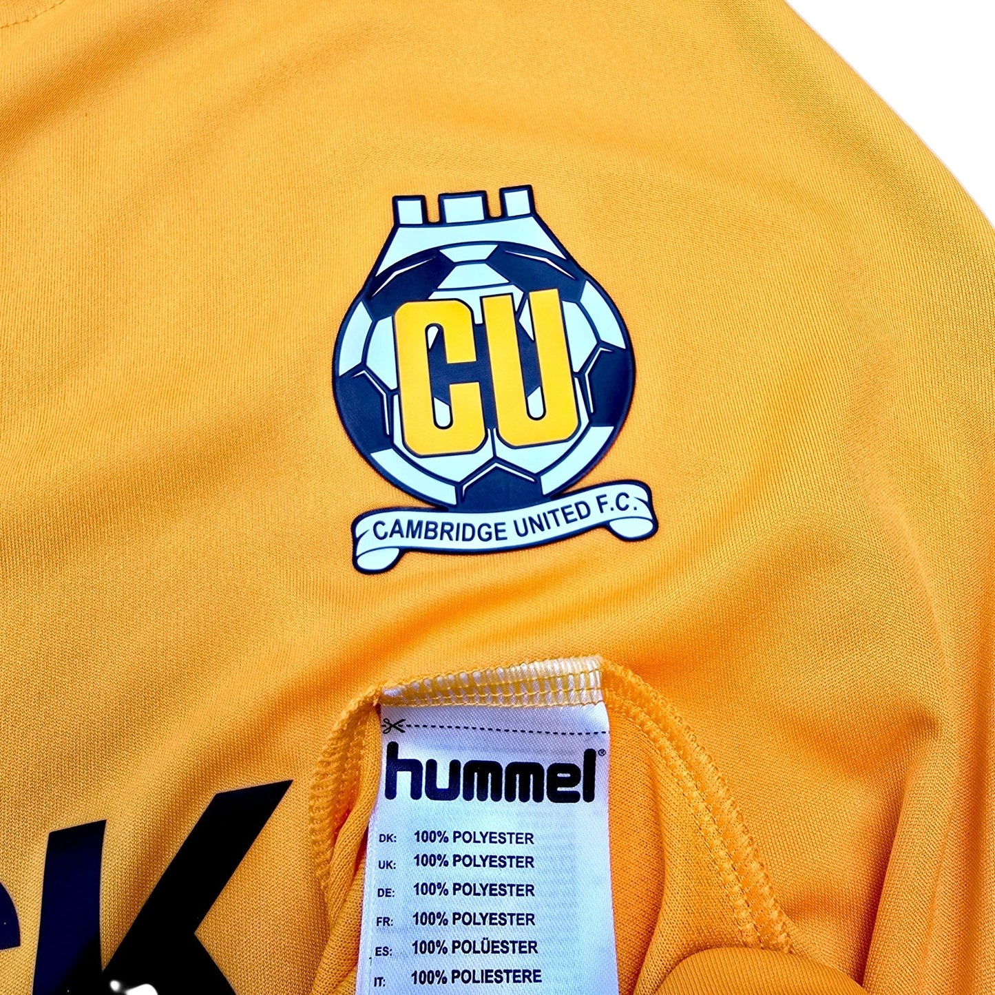 2019/20 Cambridge United Home Football Shirt (M) Hummel #30 Roles