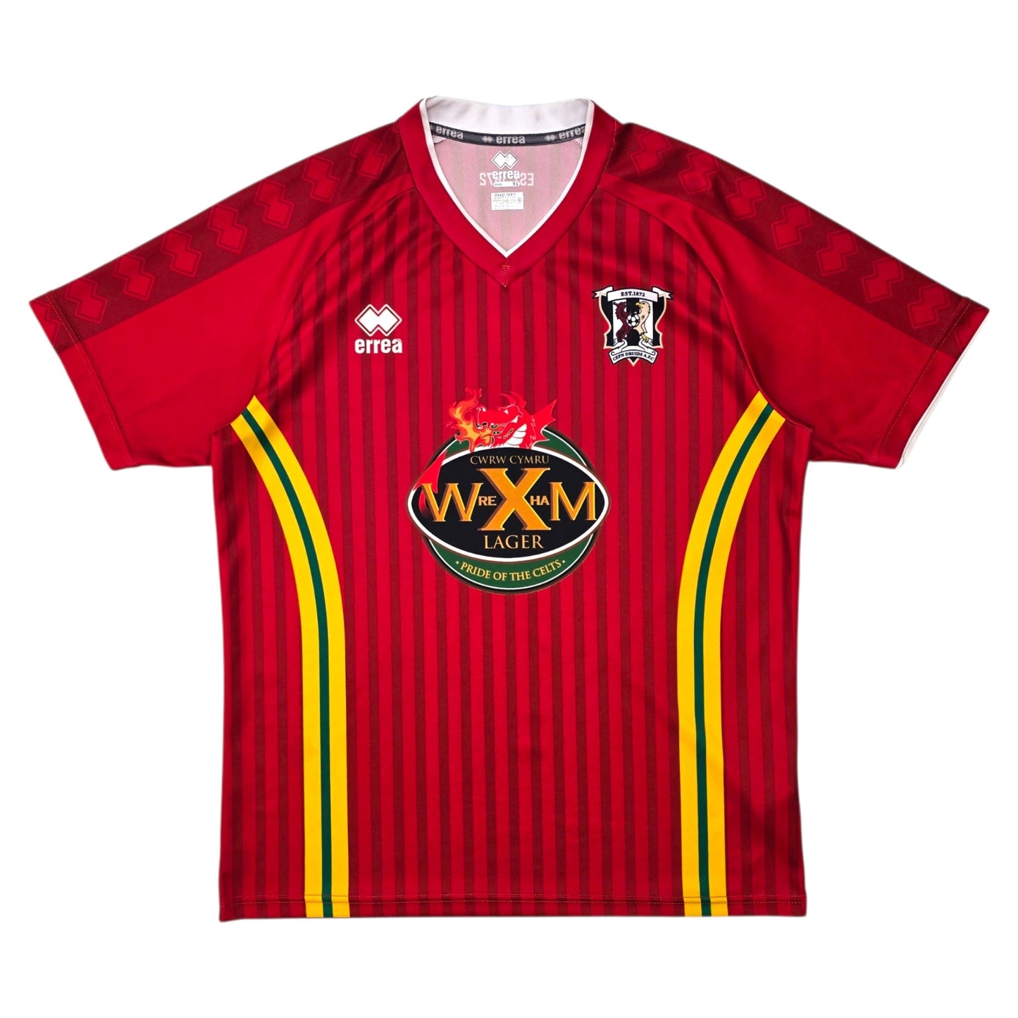 2019/20 Cefn Druids Away Football Shirt (XL) Errea