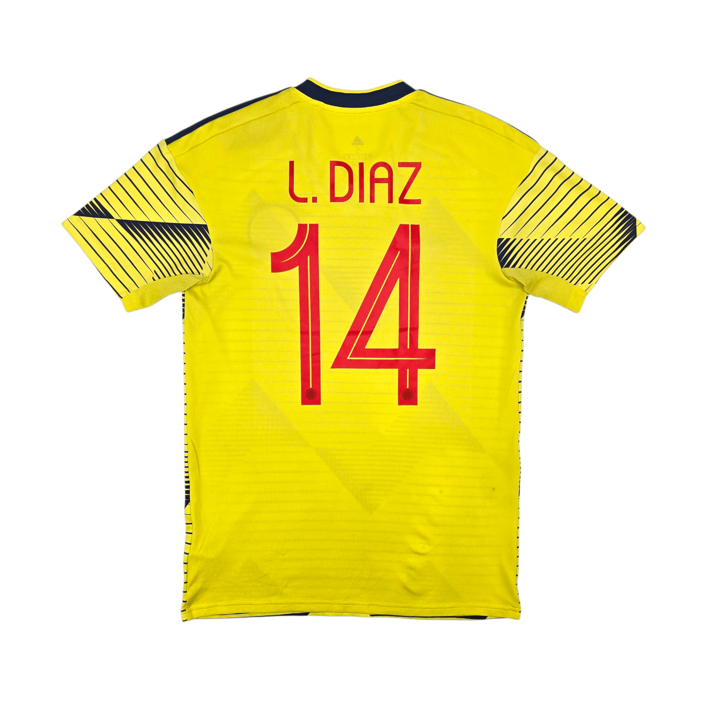 2019/20 Colombia Home Football Shirt (S) Adidas #14 L.Diaz