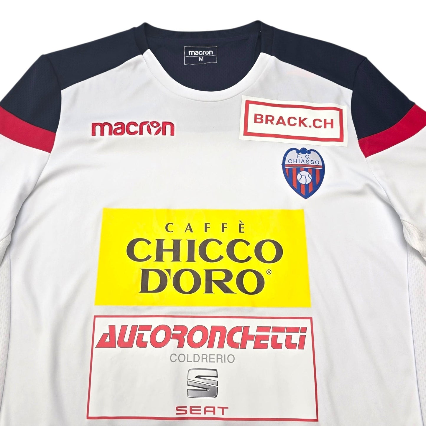 2019/20 FC Chiasso Away Football Shirt (M) Macron