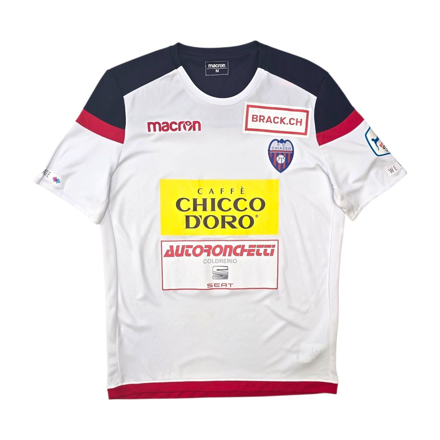2019/20 FC Chiasso Away Football Shirt (M) Macron