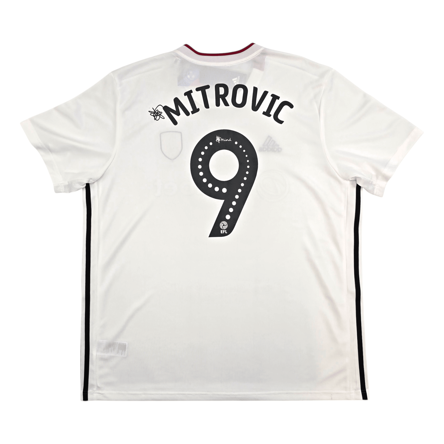 2019/20 Fulham Home Football Shirt (2XL) Adidas #9 Mitrovic (BNWTs)