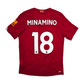 2019/20 Liverpool Home Football Shirt (S) New Balance #18 Minamino