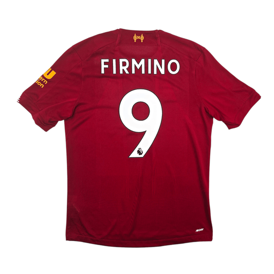 2019/20 Liverpool Home Football Shirt (S) New Balance #9 Firmino