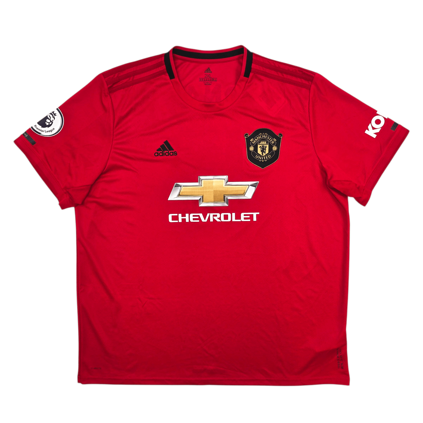 2019/20 Manchester United Home Football Shirt (2XL) Adidas #18 B.Fernandes