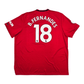 2019/20 Manchester United Home Football Shirt (2XL) Adidas #18 B.Fernandes