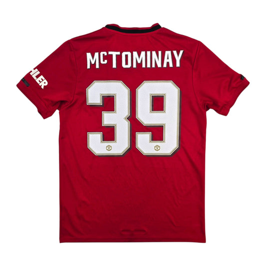 2019/20 Manchester United Home Football Shirt (M) Adidas #39 McTominay