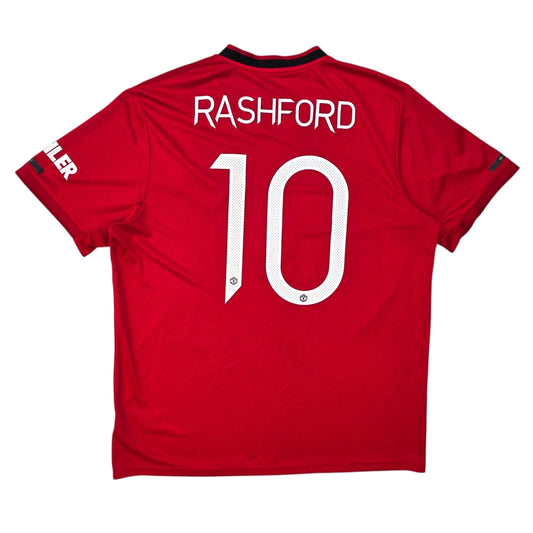 2019/20 Manchester United Home Football Shirt (XL) Adidas #10 Rashford
