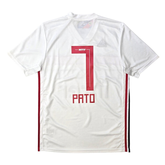 2019/20 Sao Paulo Home Football Shirt (M) Adidas #7 Pato